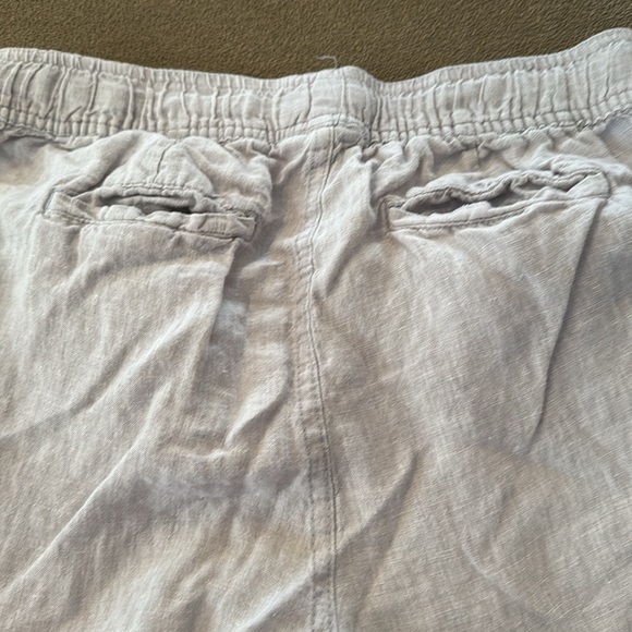 Jones New York Linen Pull On Elastic Pants Size Medium Khaki (TD) - Picture 5 of 5